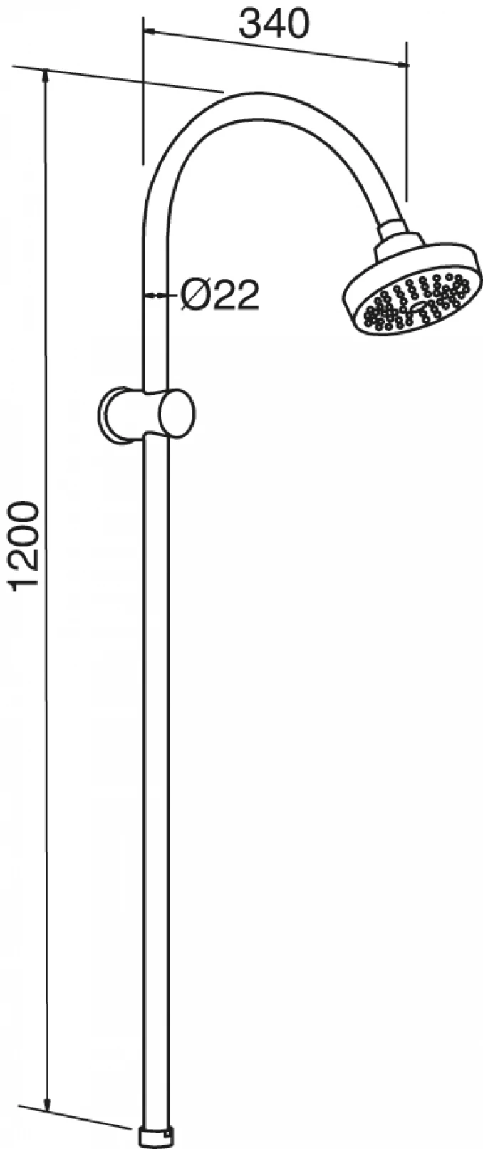 Usponski tuš MUT-050