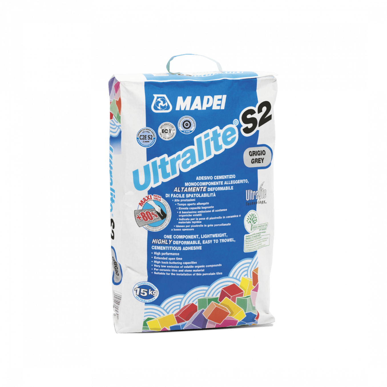 Lijepak Mapei ULTRALITE S2 sivi 15kg