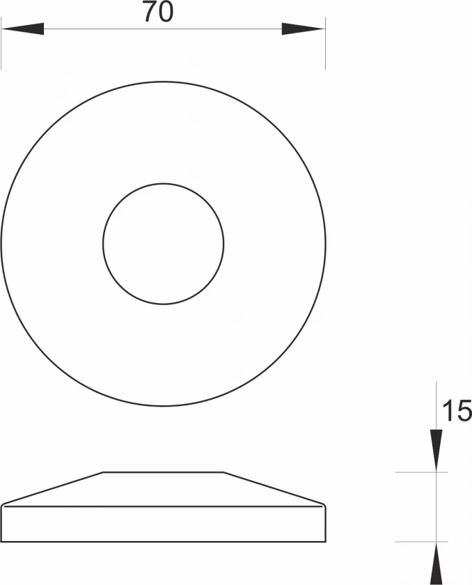 Rozetna MINOTTI 3/4"