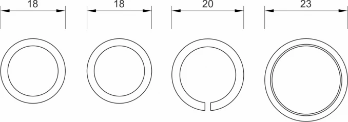 Set gumica MINOTTI za 8118 / 4008 lulu labud