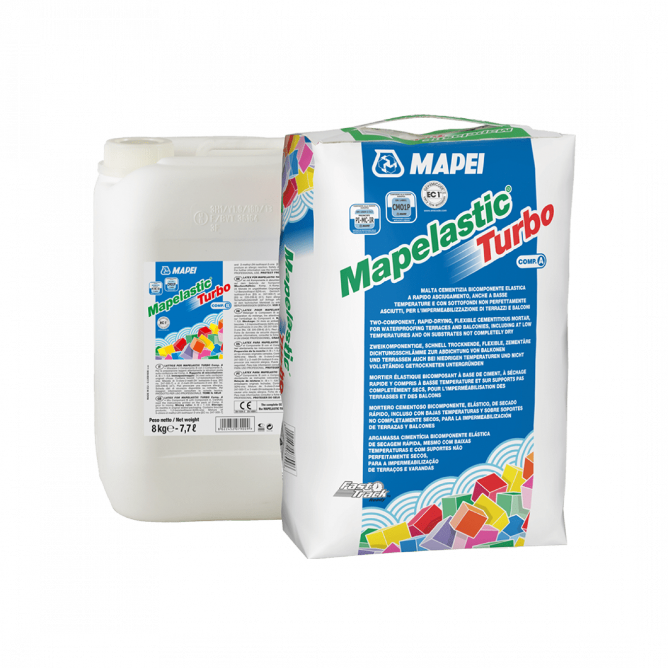 Hidroizolacija Mapei MAPELASTIC TURBO A+B 36kg