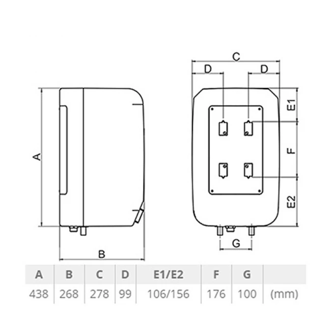 Bojler TERMORAD 10L VM BT-P