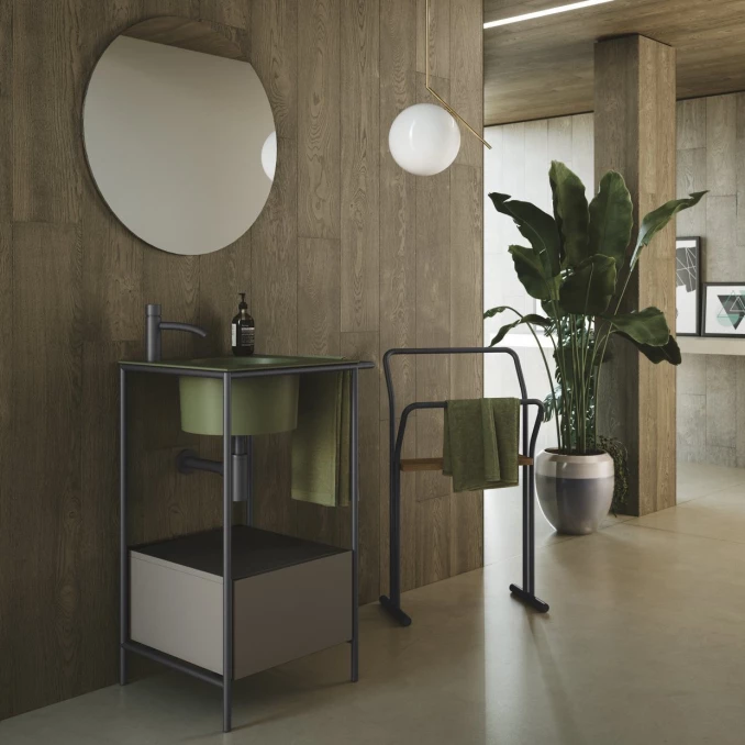 Lavabo COLAVENE SKYLAND verde bamboo 48x48