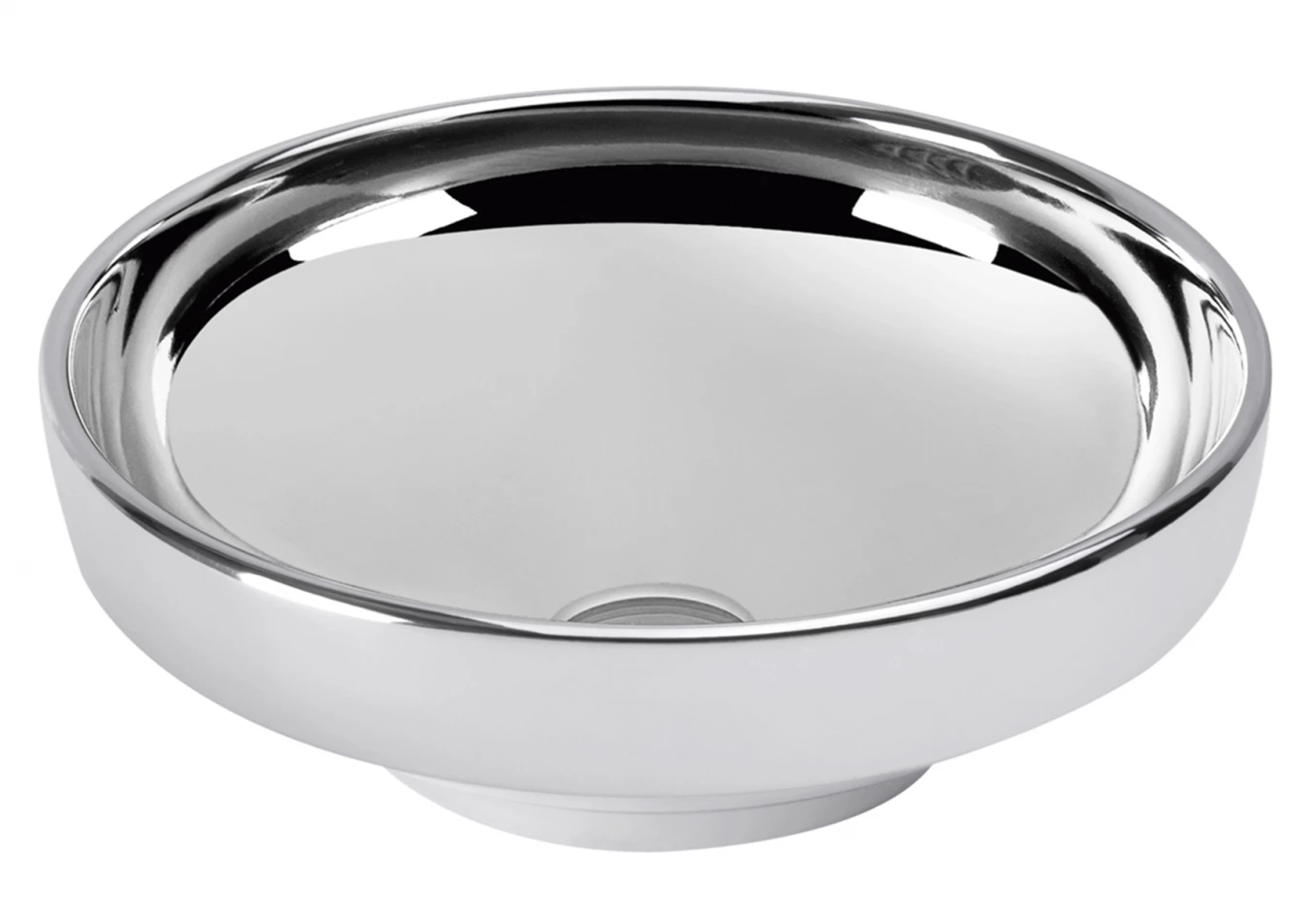 Lavabo nadgradni VITRA Water jewles Ø40cm srebrni