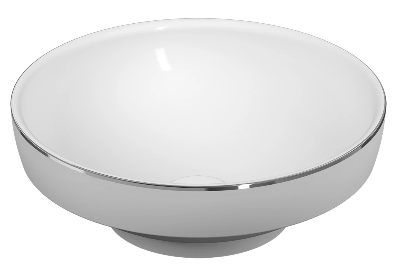 Lavabo nadgradni VITRA Water jewles Ø40cm platina