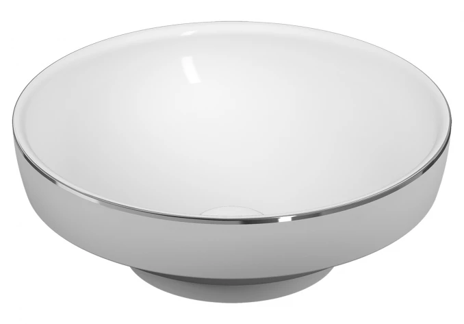 Lavabo nadgradni VITRA Water jewles Ø40cm platina