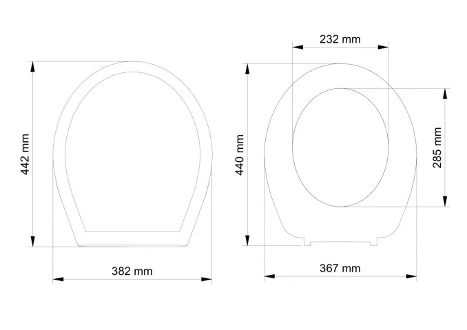 WC daska VISAM SARDUNYA duroplast bijela plastične šarke