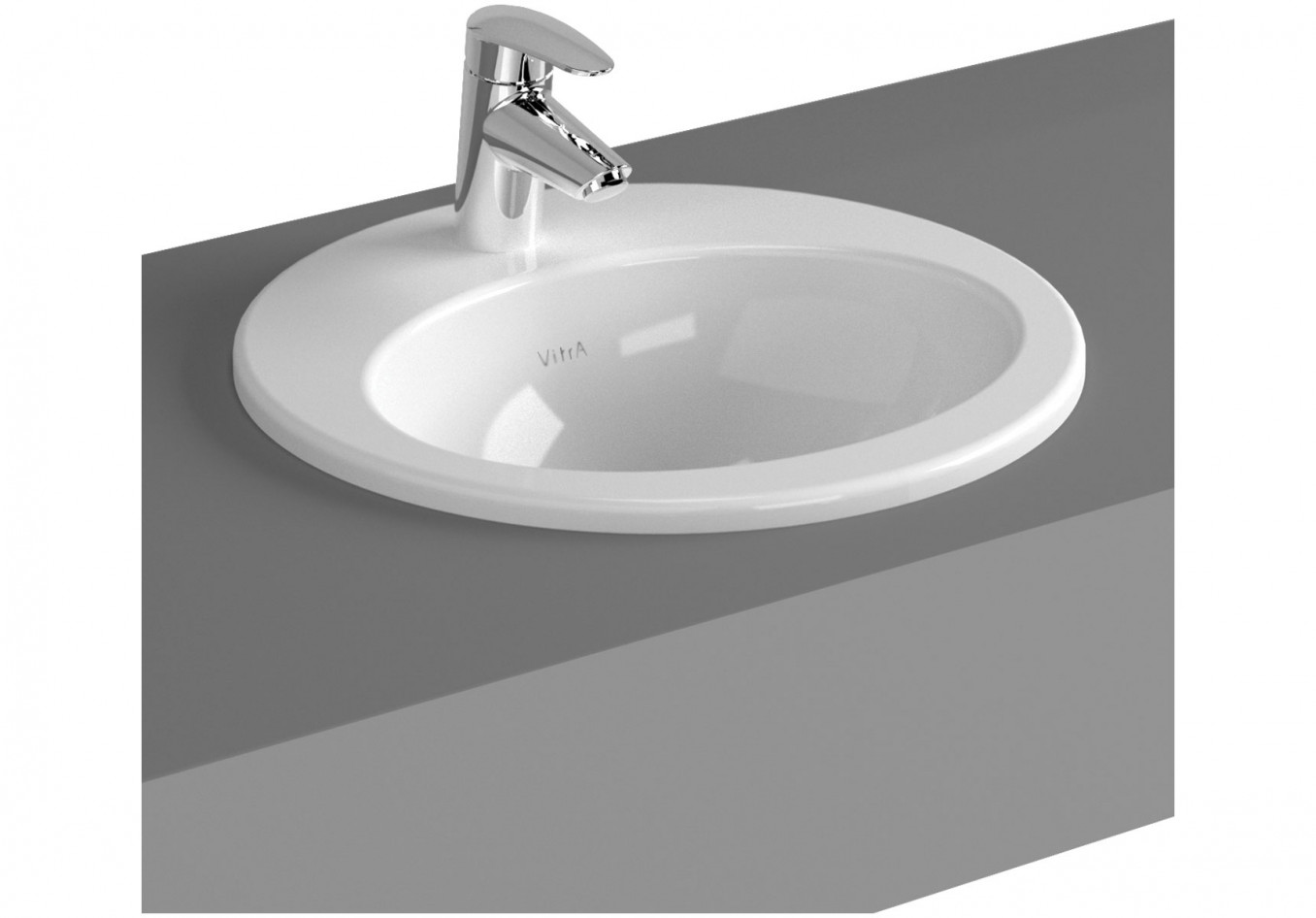 Lavabo ugradni VITRA S20 Ø42,5cm