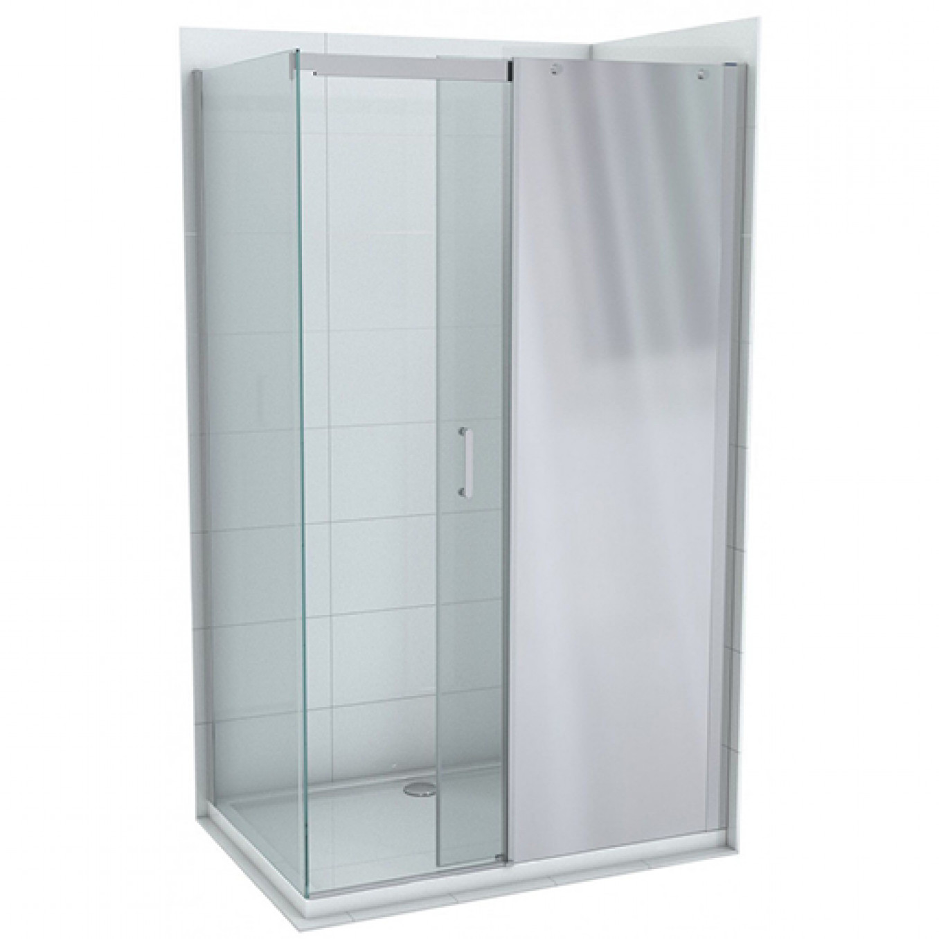 Tuš kabina COPEN TITAN 1000x800x1950 staklo 8mm providno sa ogledalom