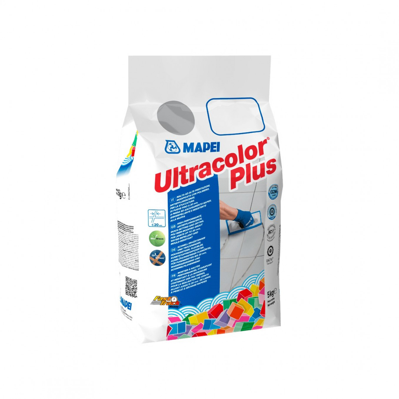 Fug masa Mapei ULTRACOLOR PLUS 5kg white 100