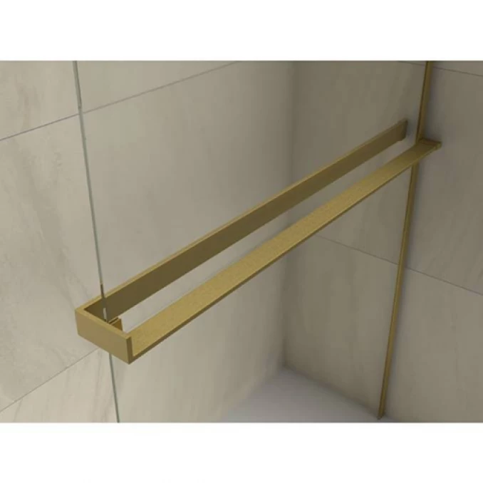Walk-in COPEN MONTE SUPERIORE 800x2000. 8mm staklo. polica i držač brušeno zlato