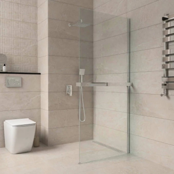 Walk-in COPEN MONTE SUPERIORE 900x2000. 8mm staklo. polica i držač hrom