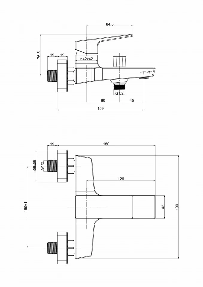 Baterija za kadu MINOTTI QUADRA NEW