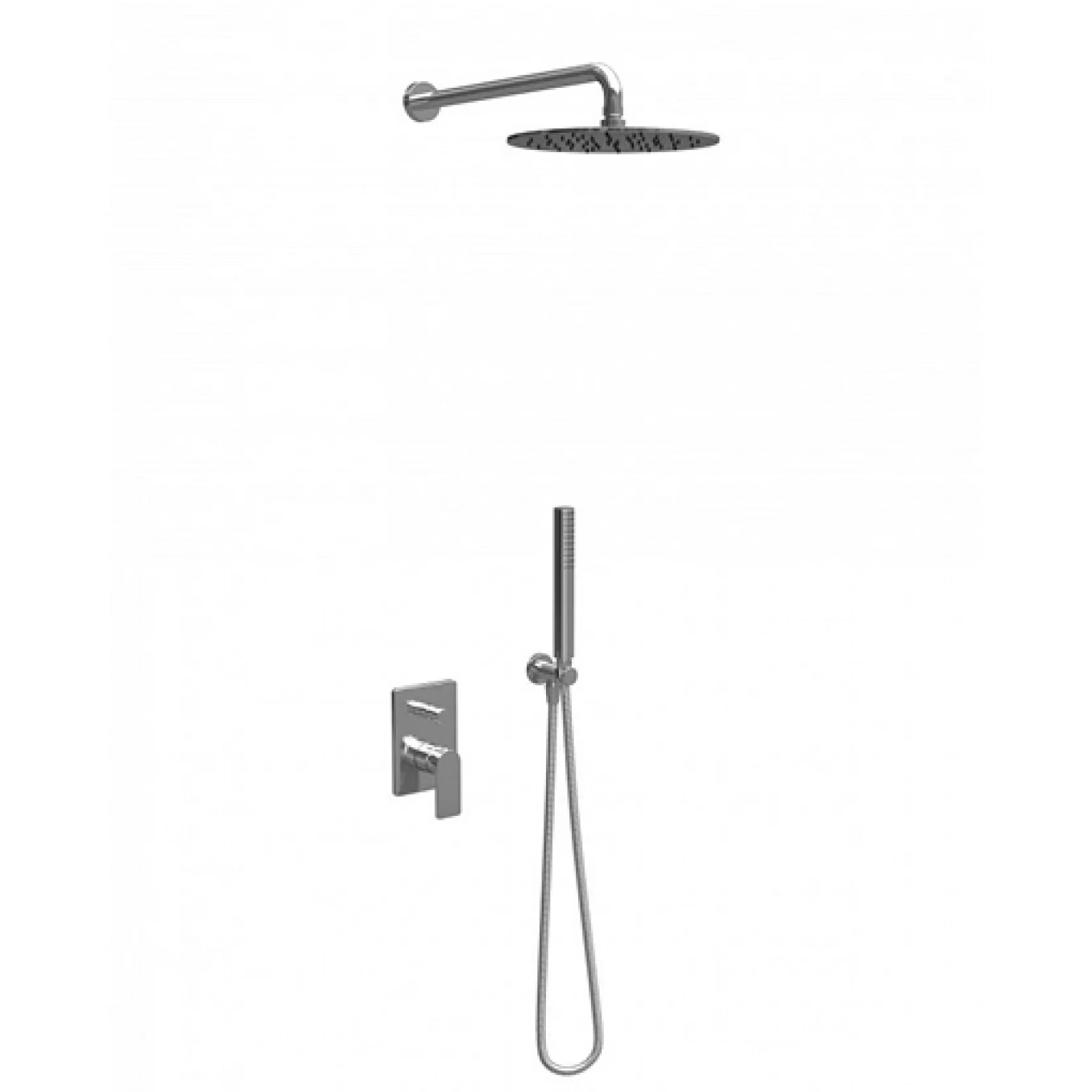 Ugradna baterija sa tuš setom 1 COPEN NOOK hrom