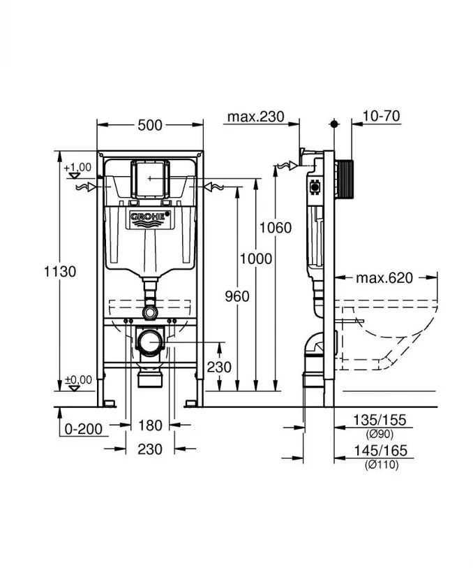 Ugradni vodokotliæ GROHE RAPID SL 2 u 1