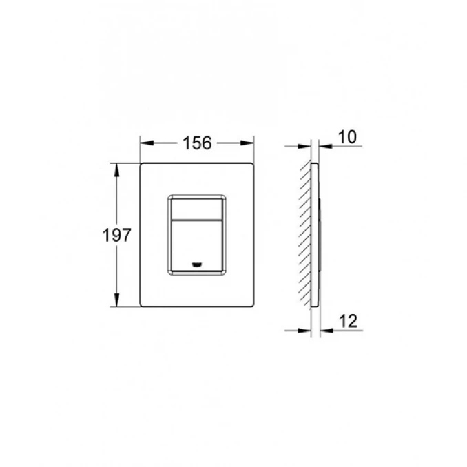 Taster GROHE SCATE COSMOPOLITAN stainless steel