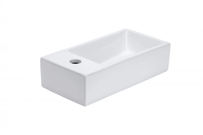 Lavabo nadgradni MINOTTI 405x205x105 sa otvorom za slavinu desni