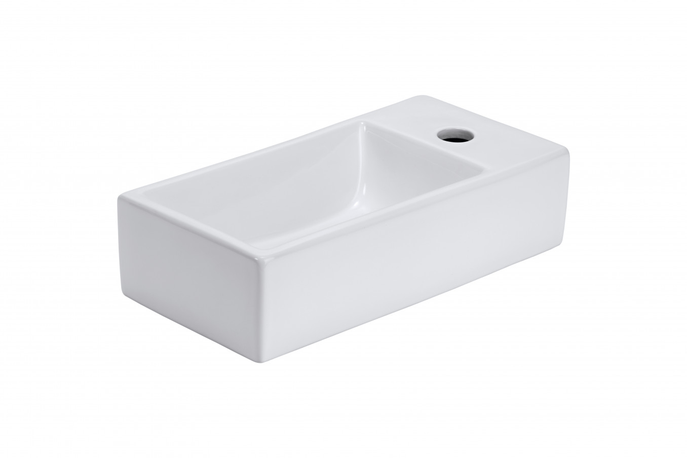 Lavabo nadgradni MINOTTI 405x205x105 sa otvorom za slavinu lijevi