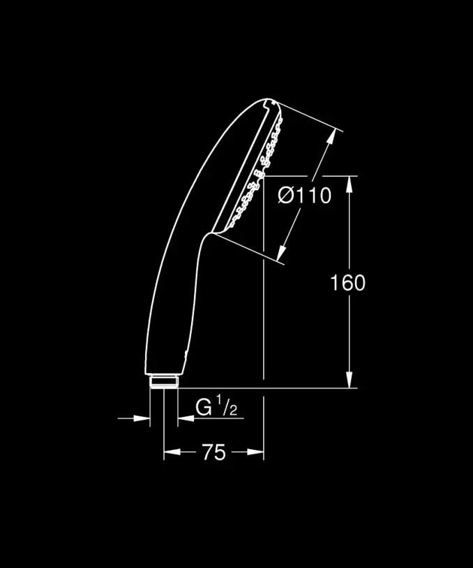 Tuš ručica GROHE TEMPESTA 110