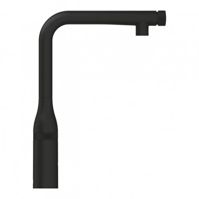 Baterija za sudoperu GROHE ESSENCESMART CONTROL sa izvlačećim. tušem phantom black