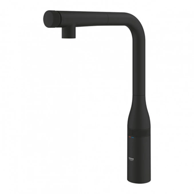 Baterija za sudoperu GROHE ESSENCESMART CONTROL sa izvlačećim. tušem phantom black