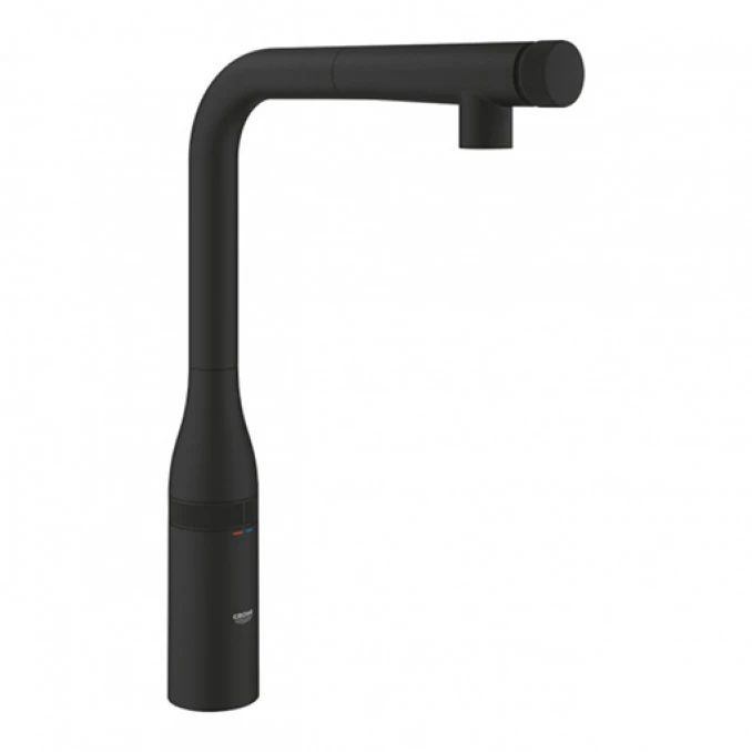 Baterija za sudoperu GROHE ESSENCESMART CONTROL sa izvlačećim. tušem phantom black
