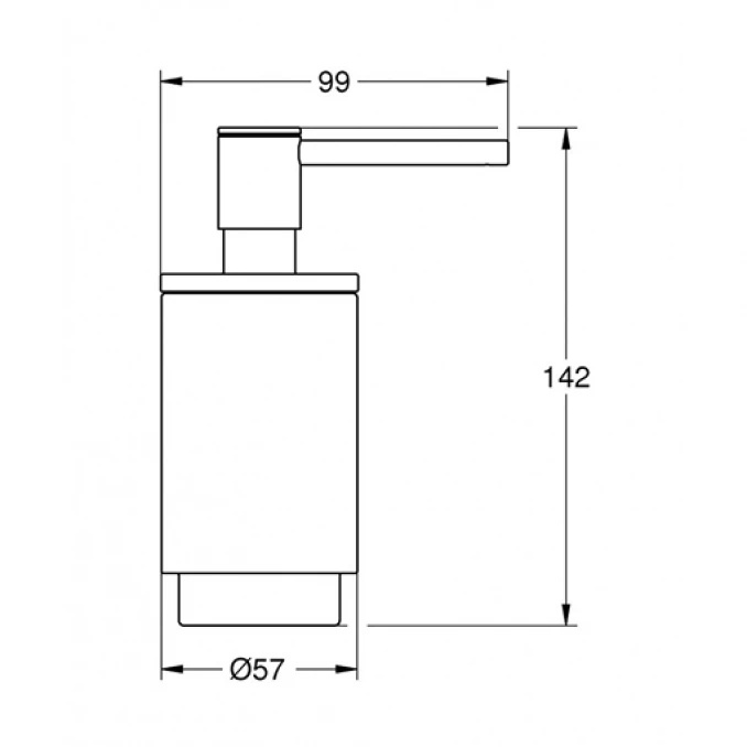 Dozer sapuna GROHE SELECTION phantom black