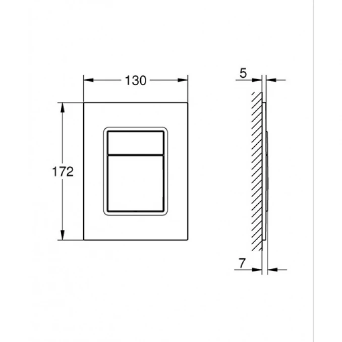 Taster GROHE SCATE COSMOPOLITAN S supersteel