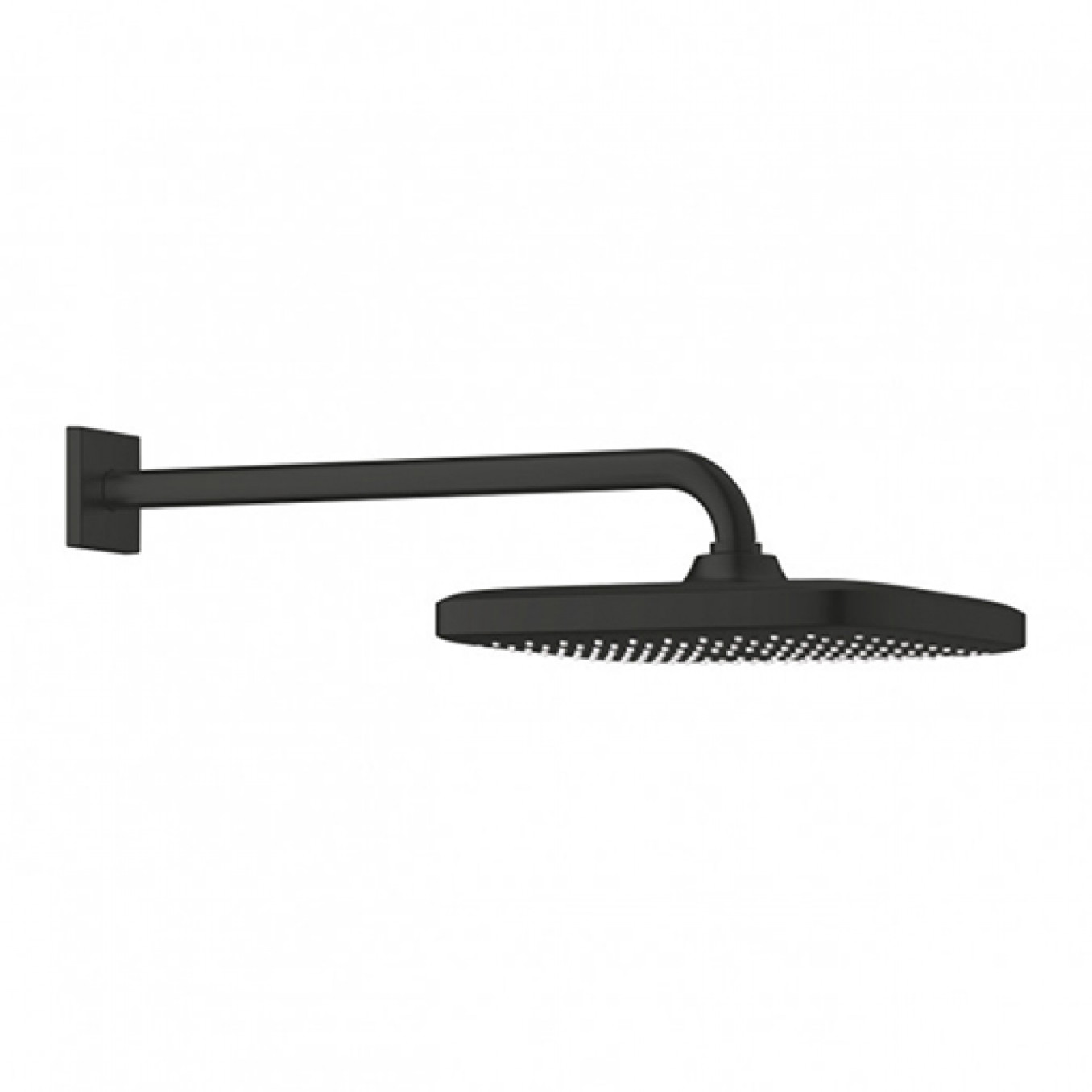 Ruža tuša sa držačem GROHE TEMPESTA CUBE 250. 380mm matte black