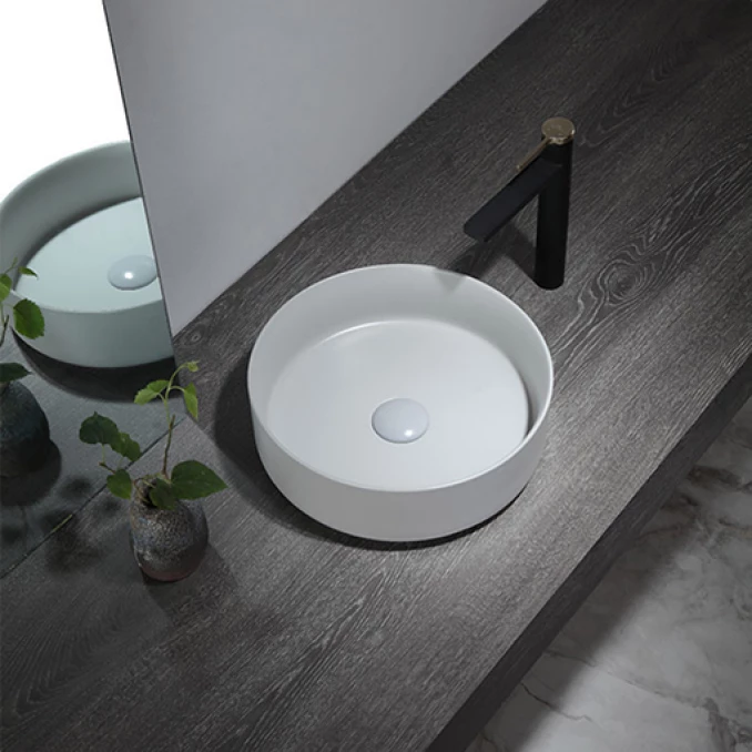 Lavabo COPEN nadgradni 410x410x120 matt gray