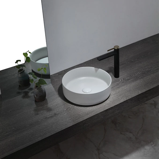 Lavabo COPEN nadgradni 410x410x120 matt gray