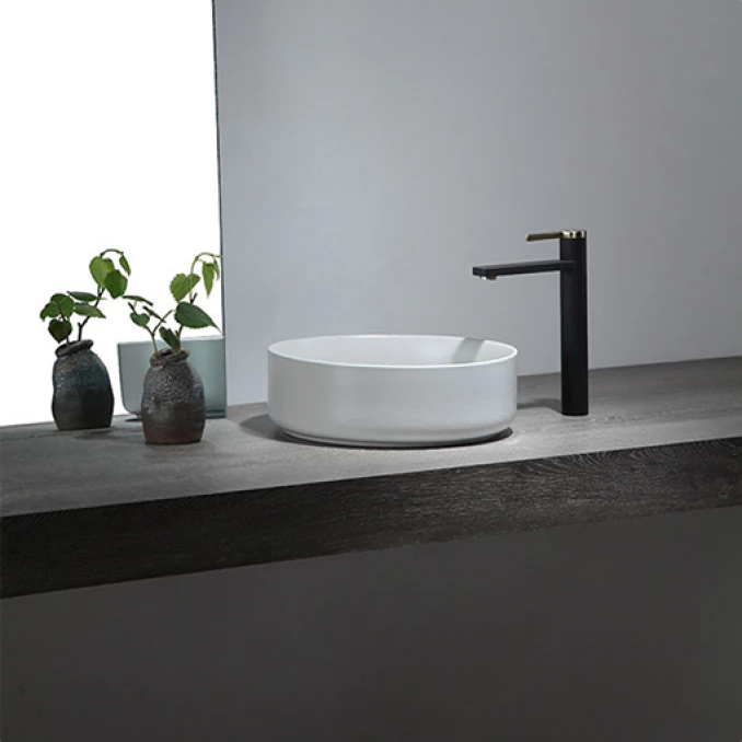 Lavabo COPEN nadgradni 410x410x120 matt gray