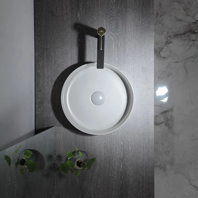Lavabo COPEN nadgradni 410x410x120 matt gray