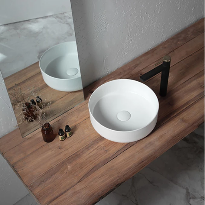 Lavabo COPEN nadgradni 410x410x120 matt white