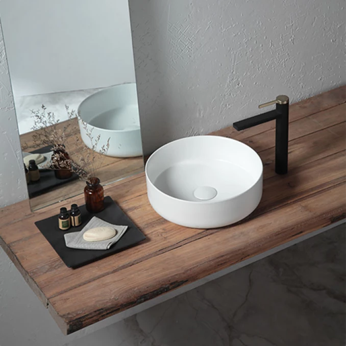 Lavabo COPEN nadgradni 410x410x120 matt white