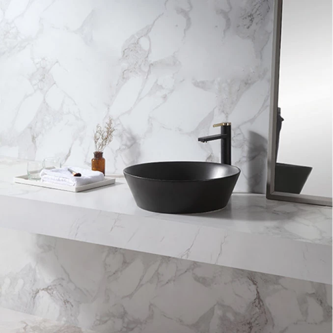 Lavabo COPEN nadgradni 430x430x130 matt black