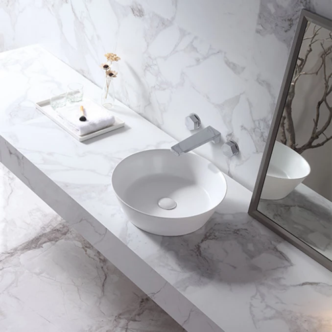 Lavabo COPEN nadgradni 430x430x130 matt white