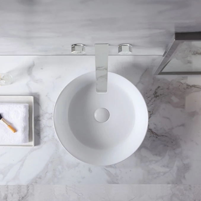 Lavabo COPEN nadgradni 430x430x130 matt white