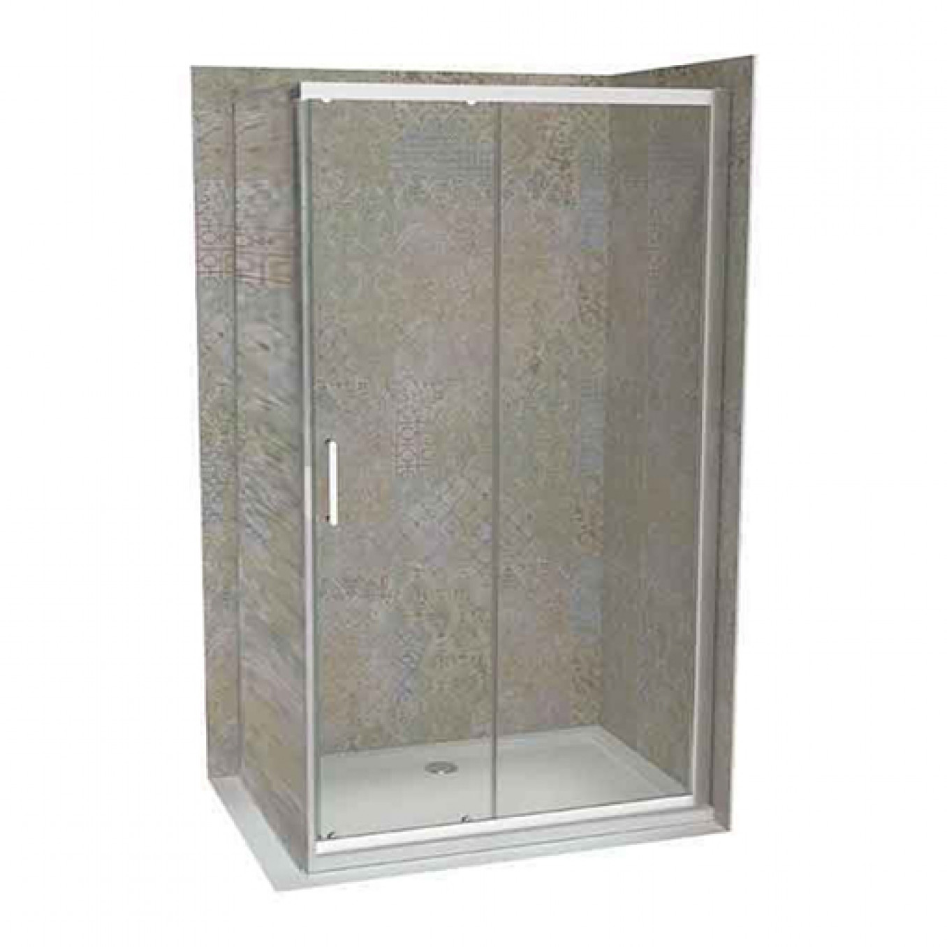 Stakleni paravan COPEN ATLAS PRO 1200x1950 hrom. staklo 6mm providno