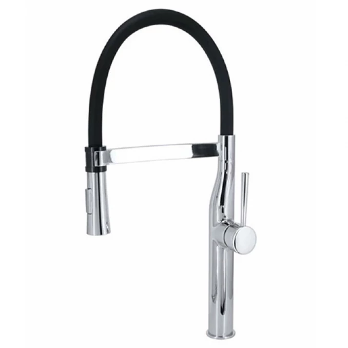 Jednoručna baterija za sudoperu COPEN PEPPER A sa flex lulom 2F hrom sa 3 cijevi