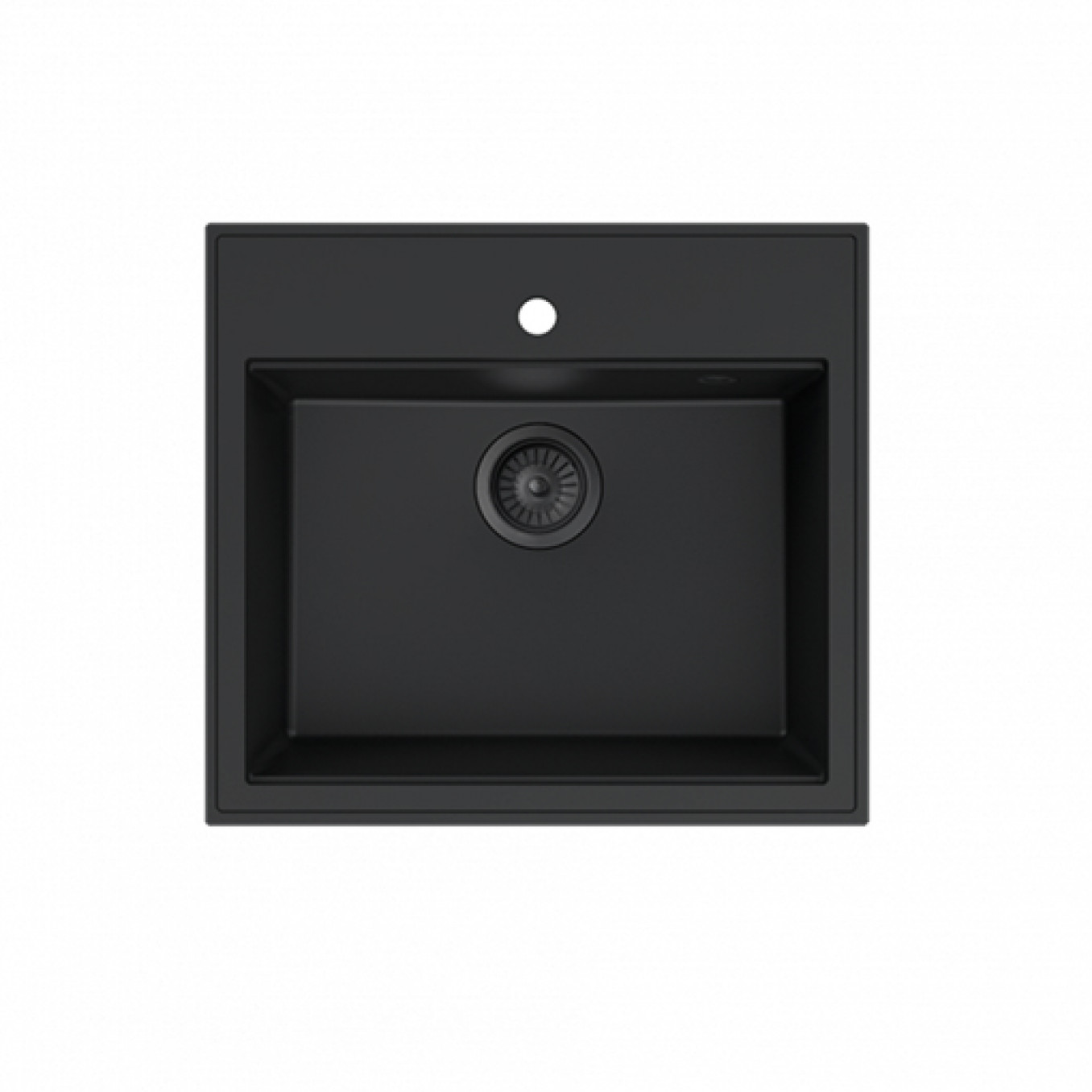 Granitna sudopera MILO RETTO 56x51 Lava stone sa sifonom