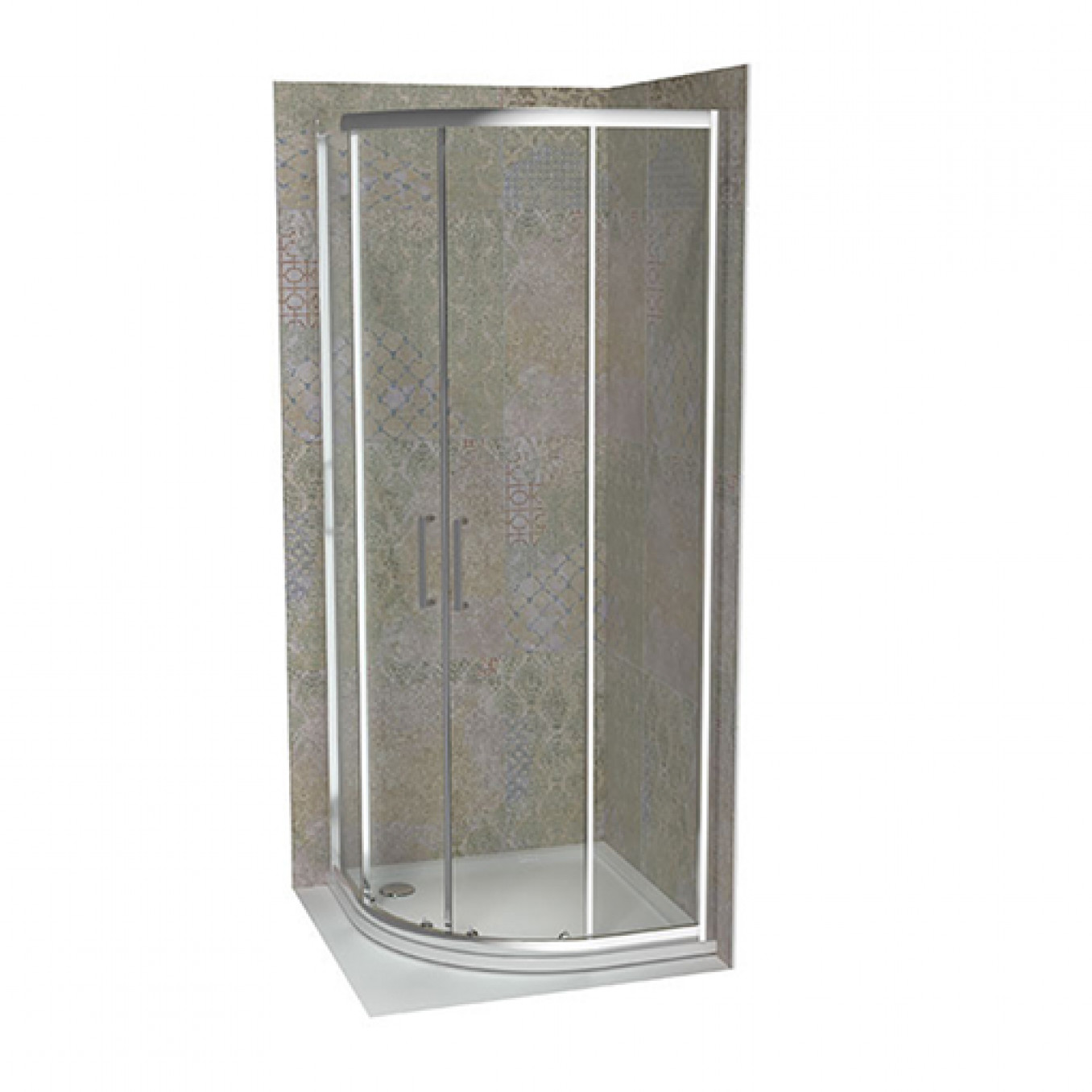 Tuš kabina COPEN ATLAS PRO R800x1950 hrom. staklo 6mm providno