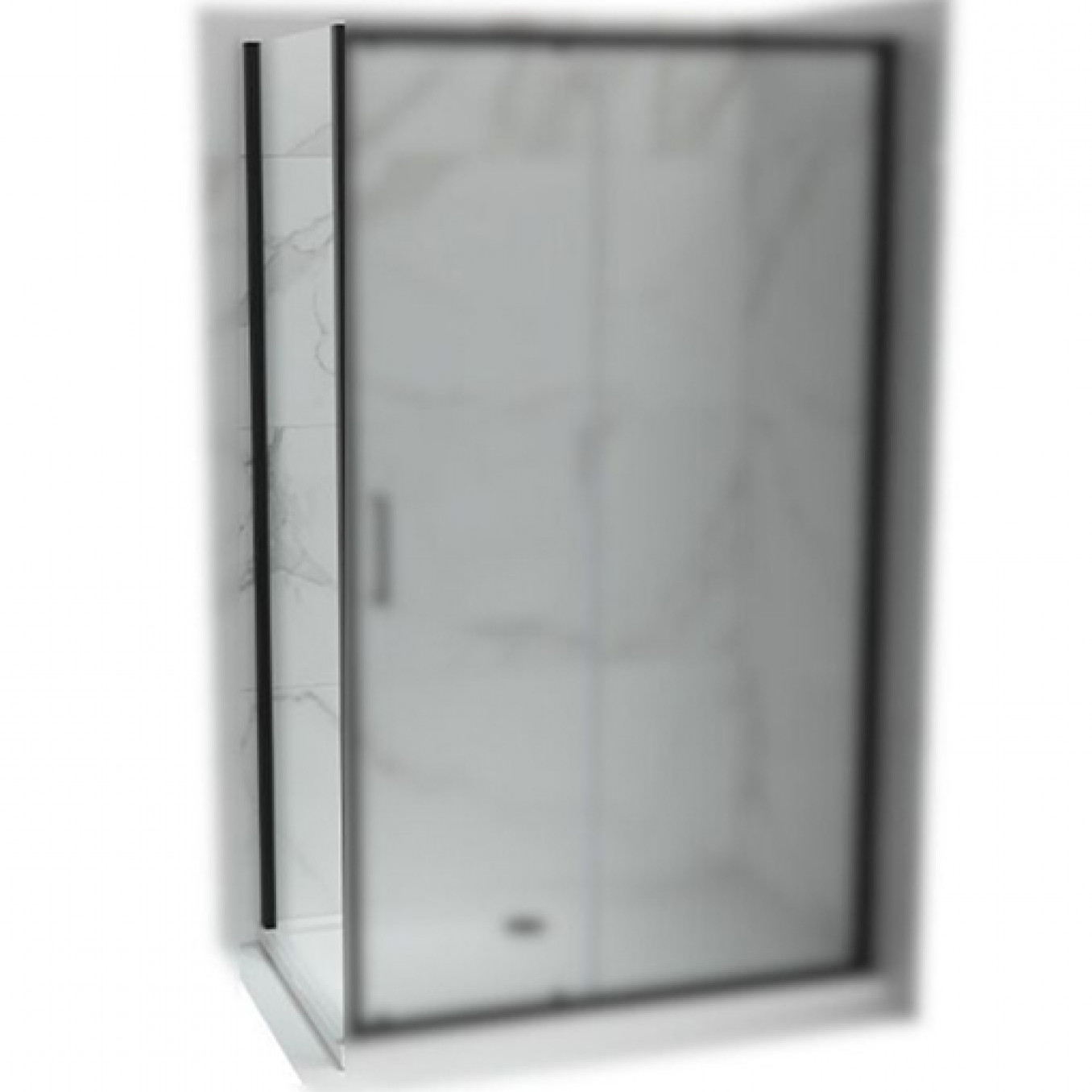 Bočno staklo COPEN ATLAS PRO 800x1950 mat crno. staklo 6mm providno