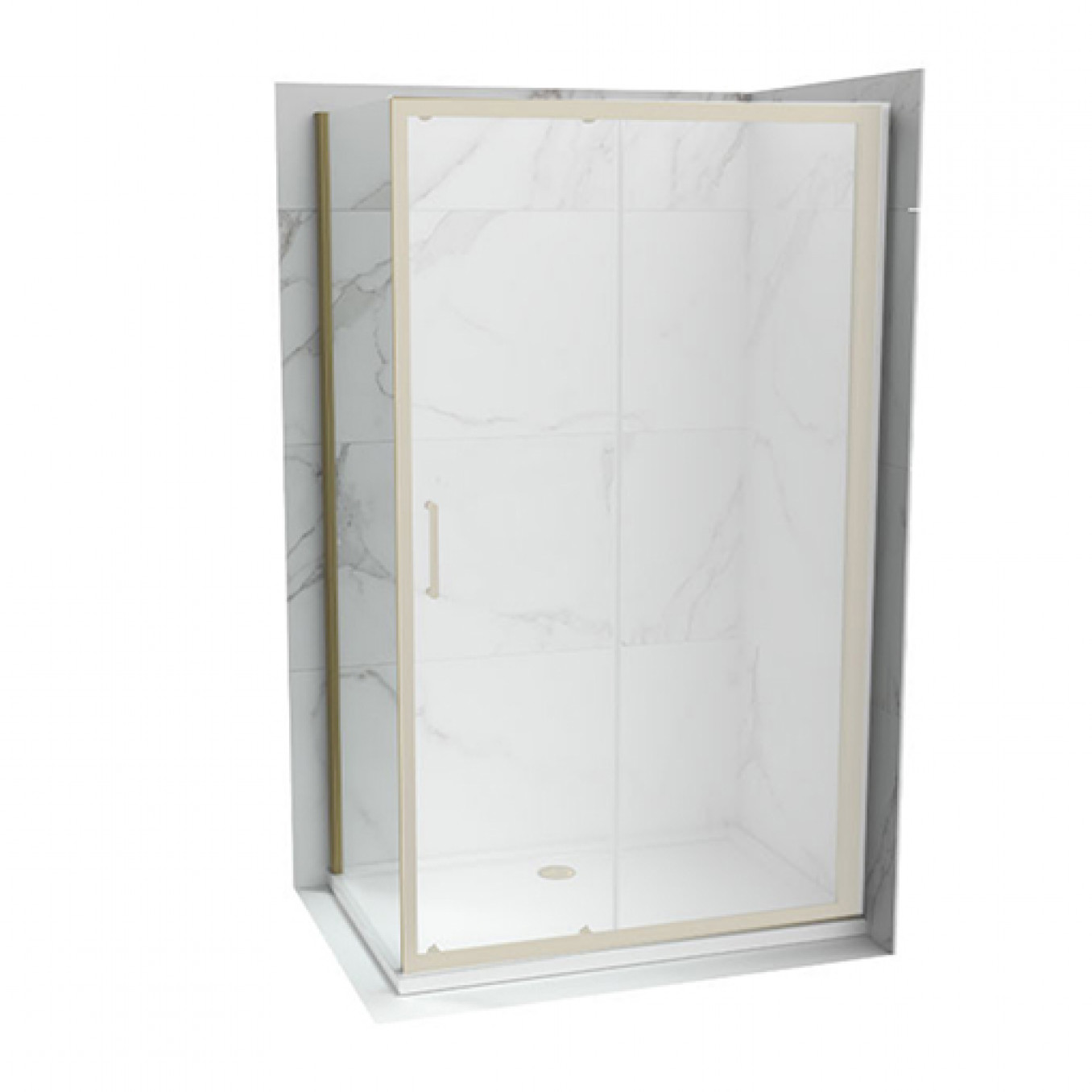 Bočno staklo COPEN ATLAS PRO 900x1950 brušeno zlato. staklo 6mm providno