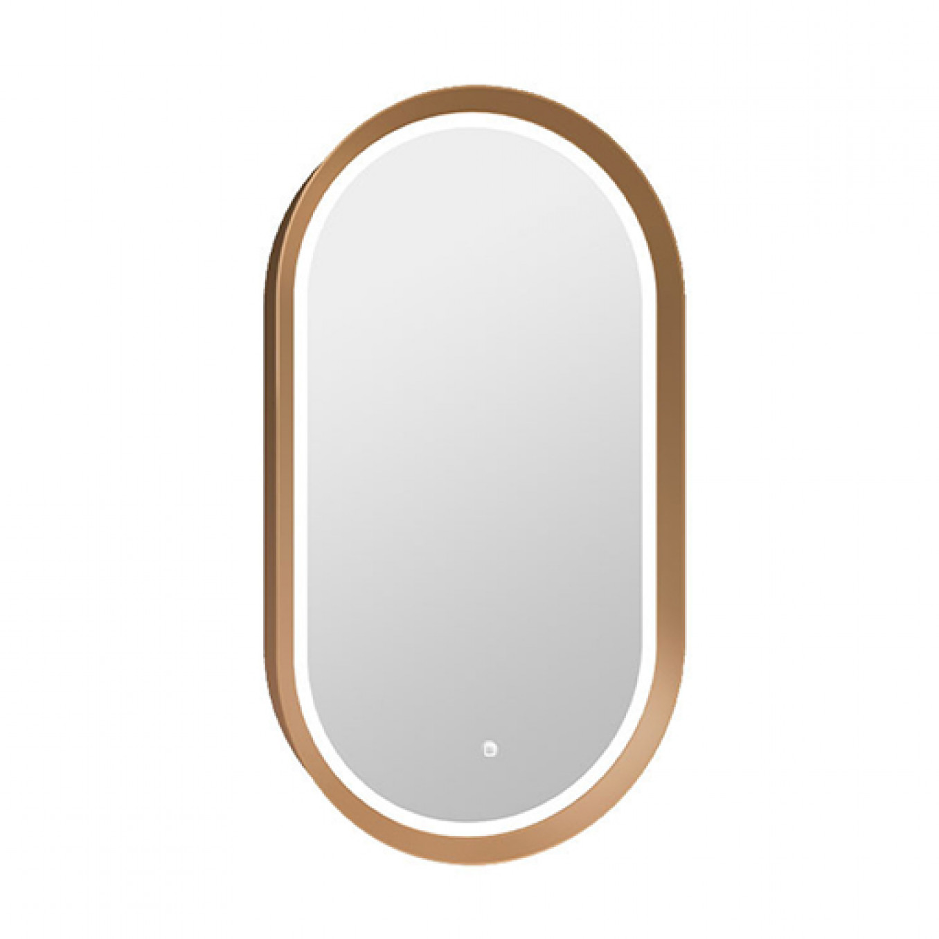 Ogledalo COPEN 500x900 sa alu ramom 56.5mm LED zlatno