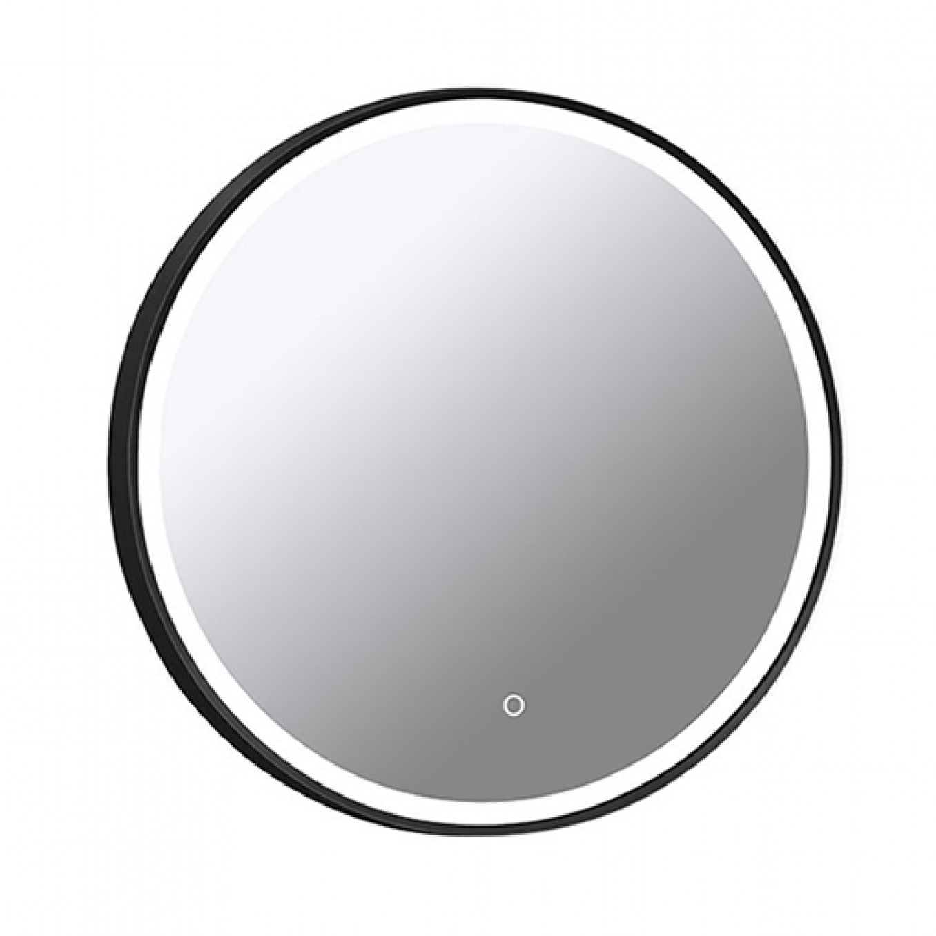 Ogledalo COPEN fi600 sa alu ramom 20mm LED mat crno