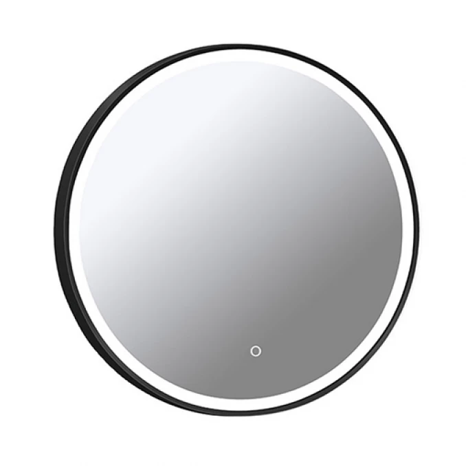 Ogledalo COPEN fi600 sa alu ramom 20mm LED mat crno