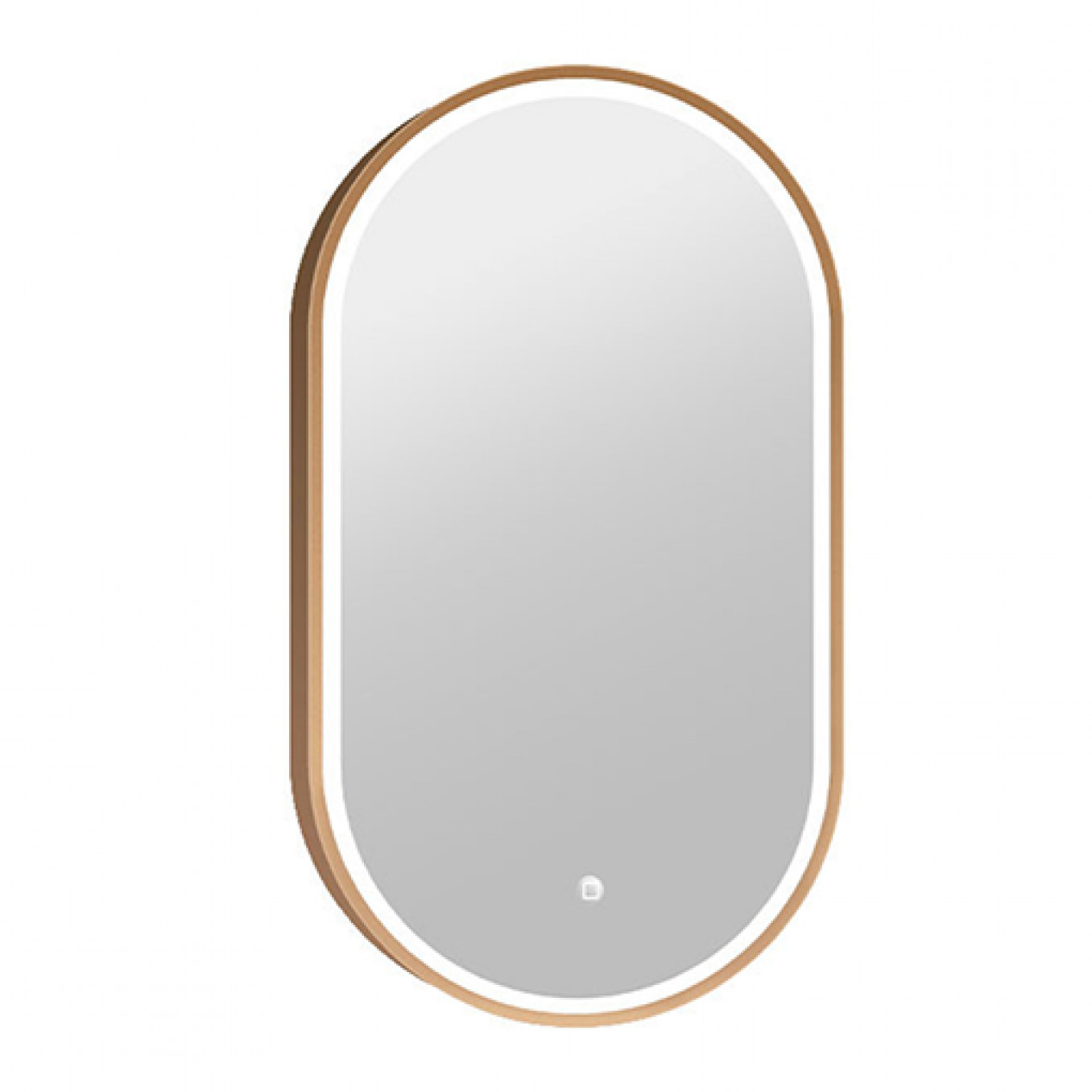 Ogledalo COPEN 500x900 sa alu ramom 40.6mm LED zlatno