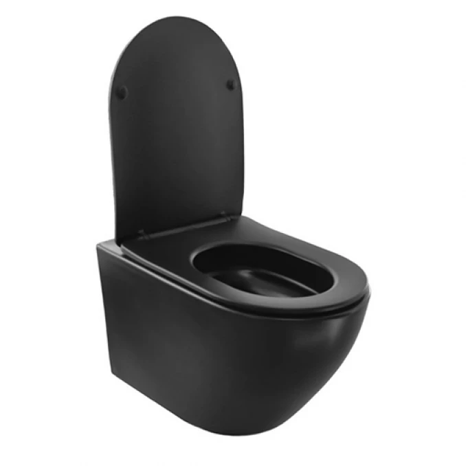 Konzolna šolja COPEN TORNADO sa duroplast soft close wc daskom mat crna