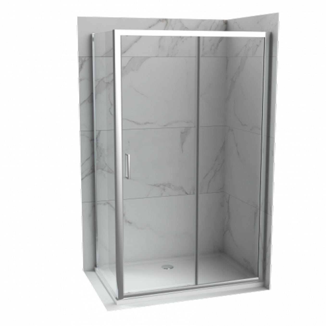 Tuš kabina COPEN PROJECT 1100x800x1950 staklo 6mm providno